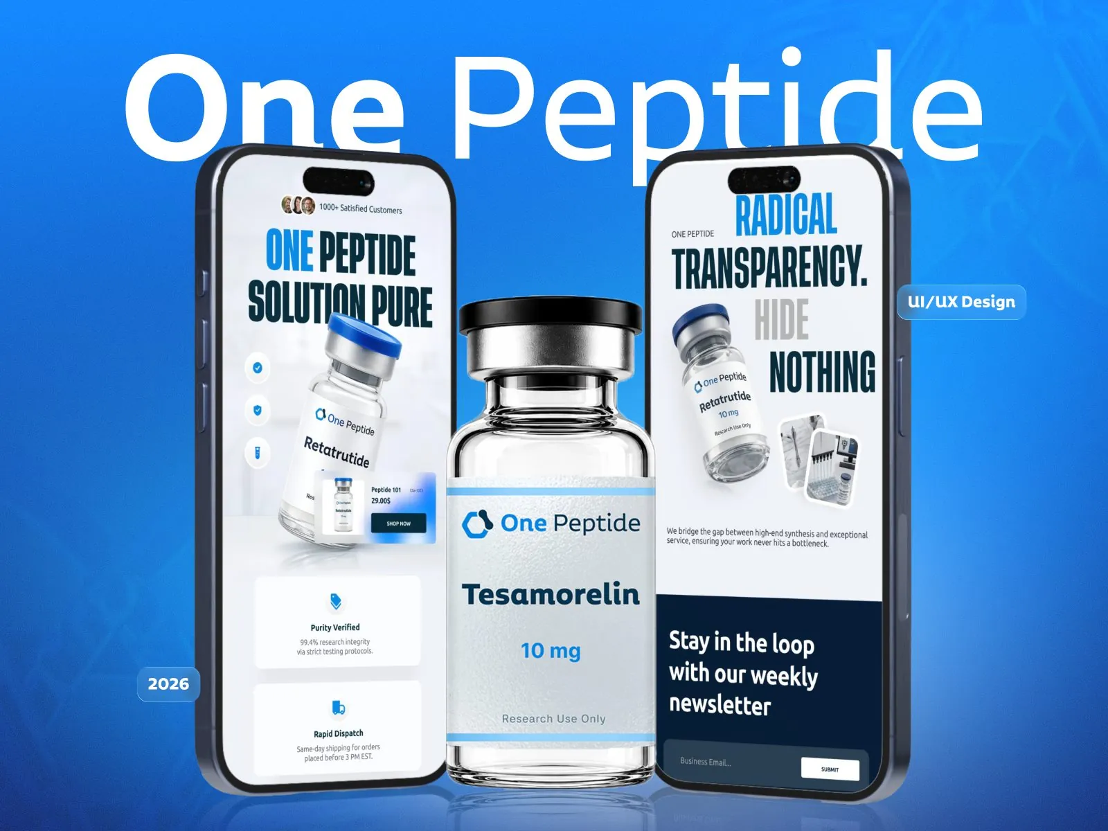 One Peptide case study cover