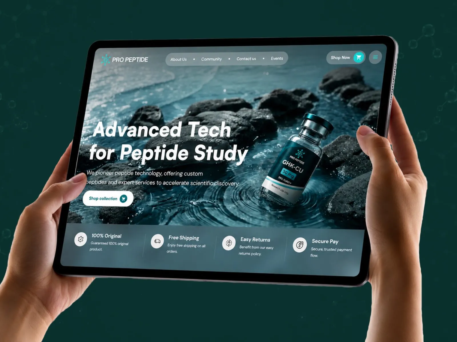 Pro Peptide case study cover