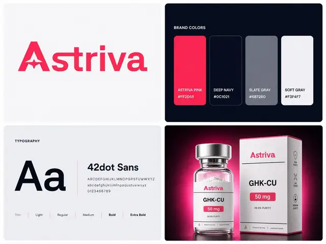 Astriva brand identity, slide 2 of 5