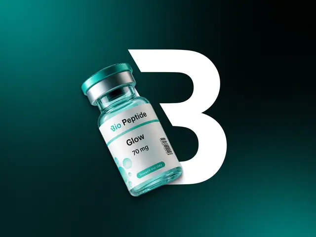 Bio Peptide logo, slide 2 of 3