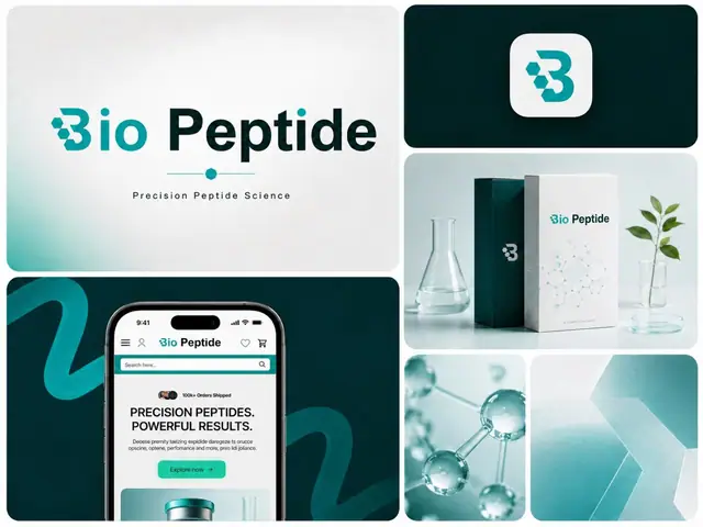 Bio Peptide website case study, slide 8 of 18