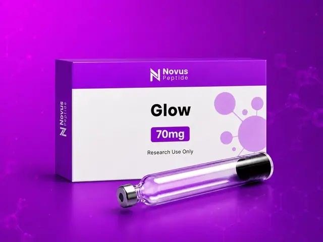 Novus Peptide brand identity, slide 4 of 6