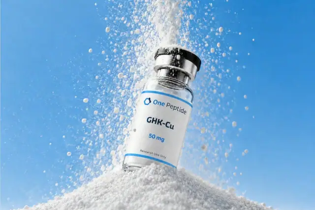 One Peptide brand identity, slide 7 of 11