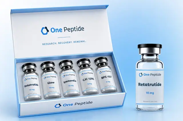 One Peptide brand identity, slide 8 of 11