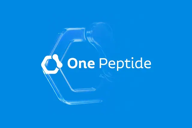 One Peptide logo, slide 2 of 2