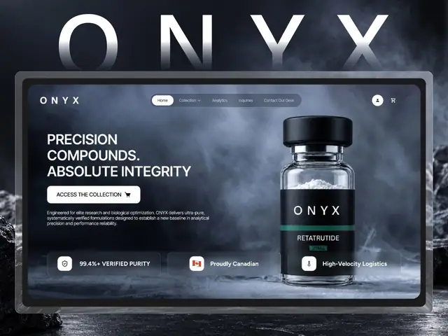 ONYX website case study, slide 1 of 14