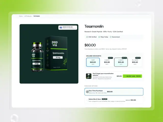 Pep Via website case study, slide 2 of 15