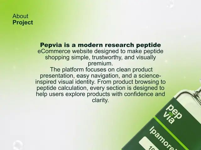 Pep Via website case study, slide 3 of 15
