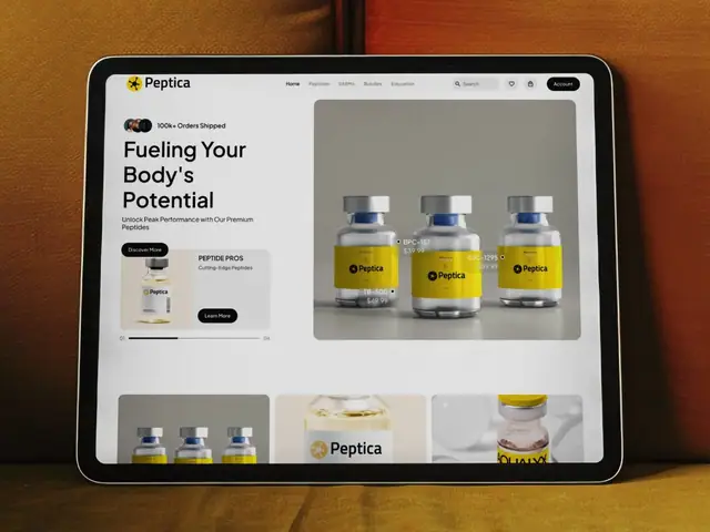 Peptica website case study, slide 4 of 14