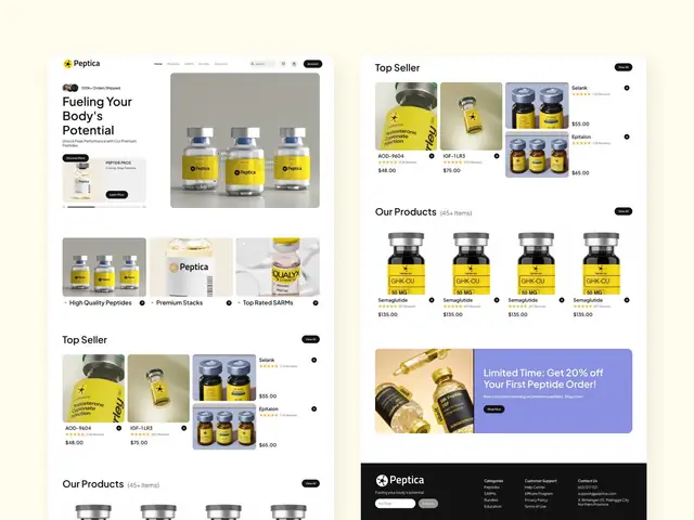 Peptica website case study, slide 12 of 14