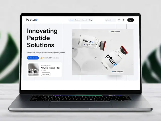 Pepturo website case study, slide 7 of 16