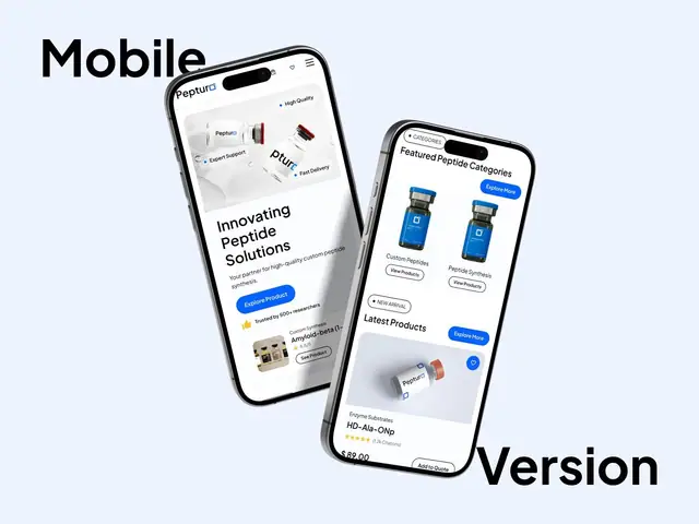 Pepturo website case study, slide 8 of 16