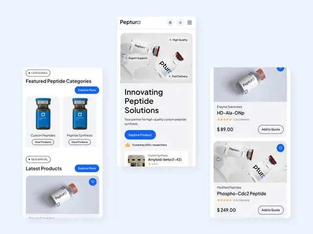 Pepturo website case study, slide 10 of 16